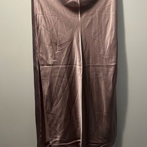 NWT Banana Republic Silk Purple Slit Skirt